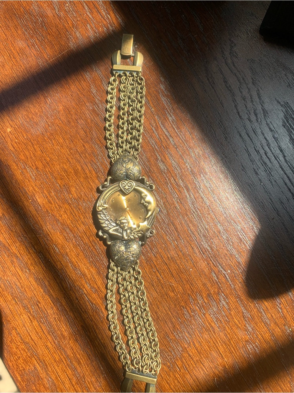 ✨ VINTAGE Kirks Folly Whimsigoth Celestial Angel Watch - PRISTINE & WORKING ✨